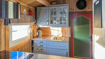 Frigorífico, horno, placa de cocina y cafetera o tetera