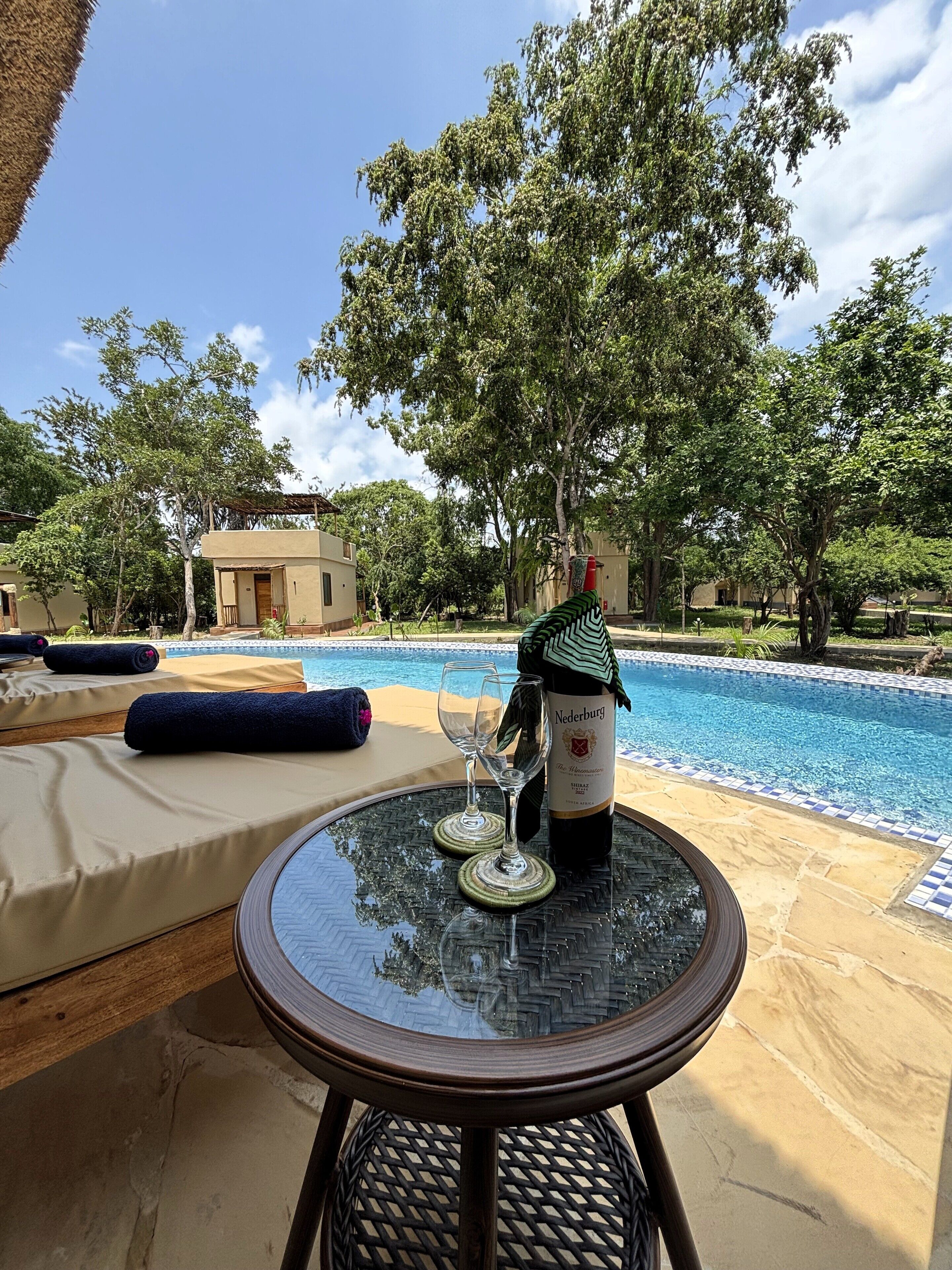 Alberca al aire libre 