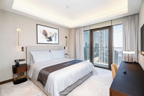 2 bedrooms, iron/ironing board, WiFi, bed sheets - Escape 24 2BR Apartment at Address Opera - High Floor with Stunning Views  (Dubai)