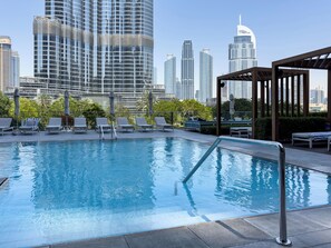 Pool - Escape 24 2BR Apartment at Address Opera - High Floor with Stunning Views  (Dubai)