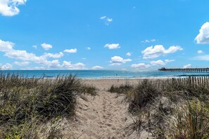 On the beach