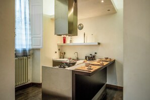 Apartment | Private kitchen | Espresso maker, electric kettle