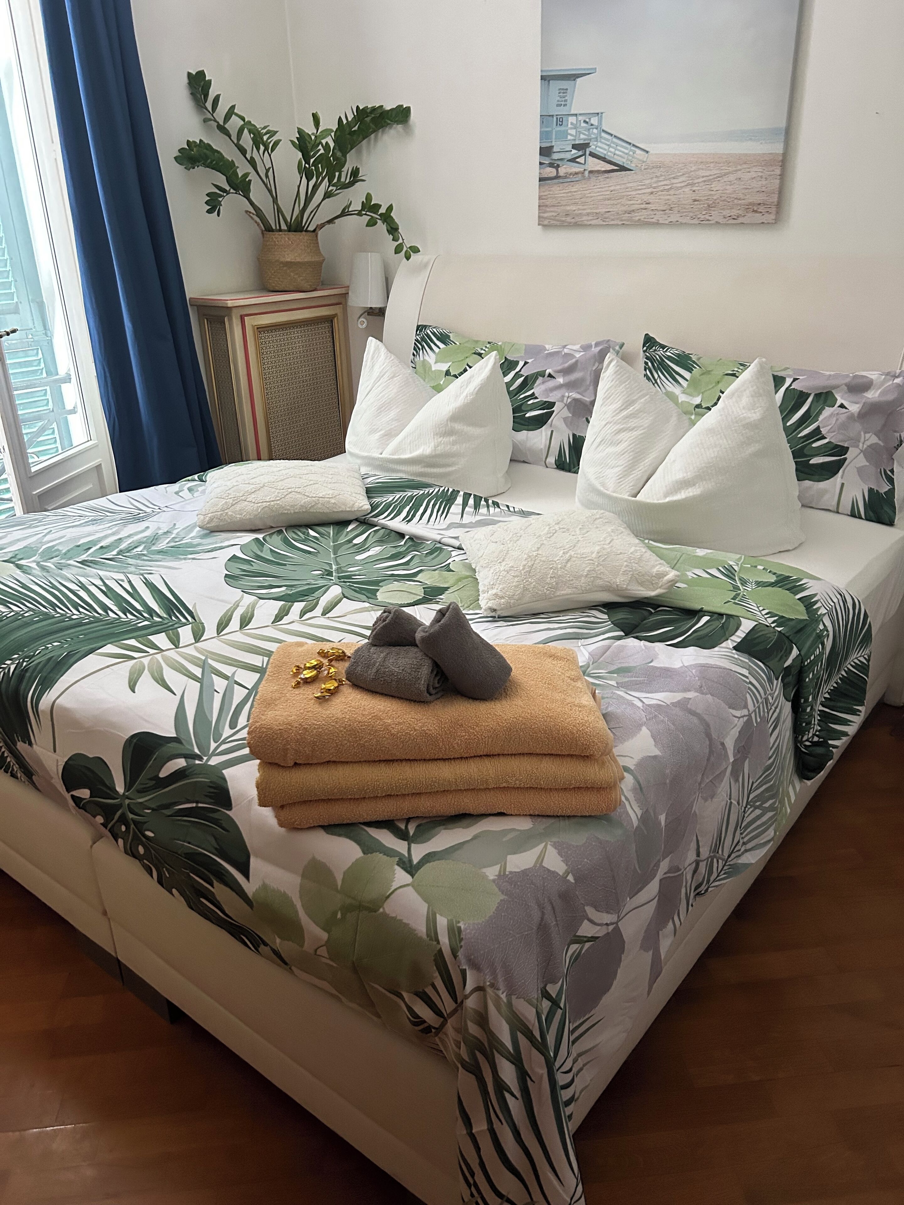 1 chambre, lit parapluie, Wi-Fi gratuit, draps fournis