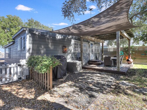 Charming Coastal Home nestled in downtown Rockport. Super close to the water!