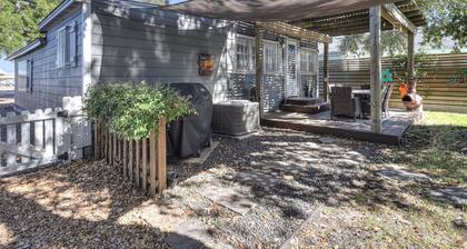 Charming Coastal Home nestled in downtown Rockport. Super close to the water!