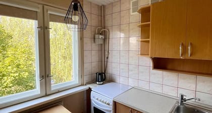 Charming 1-bedroom apartment in delightful Kaunas with WiFi