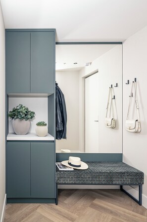 Apartamento | Caja fuerte, cortinas opacas, sistema de insonorización