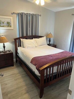 4 bedrooms, in-room safe, iron/ironing board, travel crib