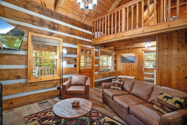 TV, fireplace, video games
