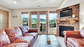 TV, fireplace, offices