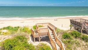 Beach - Sun Realty stunning oceanfront Nags Head vacation home with elevator! (Nags Head)