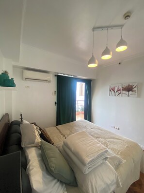 2 slaapkamers, een strijkplank/strijkijzer, wifi, beddengoed