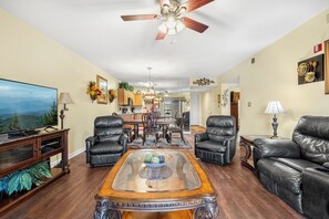 Fireplace, DVD player - 2-Bedroom Condo with City Views, Pools, and Grill Area – Sleeps 4 (Pigeon Forge)