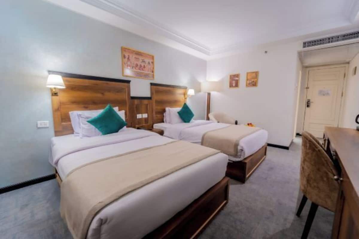 Caja de seguridad en la habitación, cortinas blackout y wifi gratis