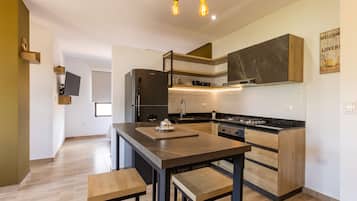 Standard Apartment, City View | Private kitchen