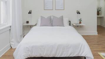 1 chambre, fer et planche à repasser, Wi-Fi, literie fournie