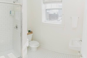 Shower, hair dryer