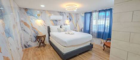 4 slaapkamers, een strijkplank/strijkijzer, wifi, beddengoed