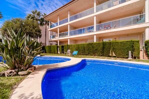 Pool - Miramar Apartment Javea Arenal, with Terrace and Shared Pool (Javea / Xàbia)