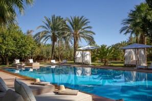 Een verwarmd zwembad