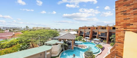 Luxe huis, 3 slaapkamers, uitzicht op tuin | Balkon
