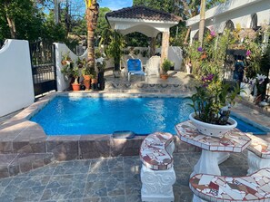 Pool - Charming 2-bedroom house in Río San Juan with pool near beach (Río San Juan)