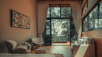 Premium bedding, down comforters, pillowtop beds, free minibar