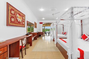 Individually furnished, desk, laptop workspace - Treetop Resort (Dharga Town)