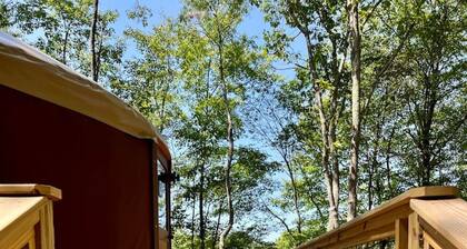 Deer Pass – Luxury Glamping Yurt Near Deep CreekMd