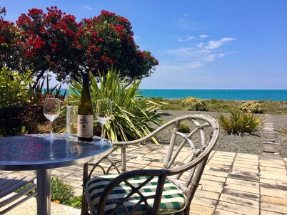 Walk on Waterfront & big views define this newly renovated Beach House. Pets OK