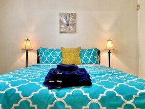 2 chambres, bureau, accès au Wi-Fi (inclus), literie fournie