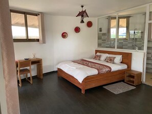 Deluxe Suite, Balcony, Hill View | Premium bedding, down comforters, desk, laptop workspace