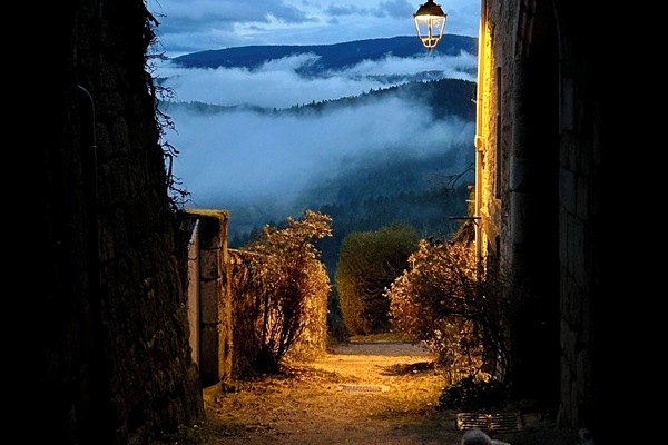 Blick von der Unterkunft