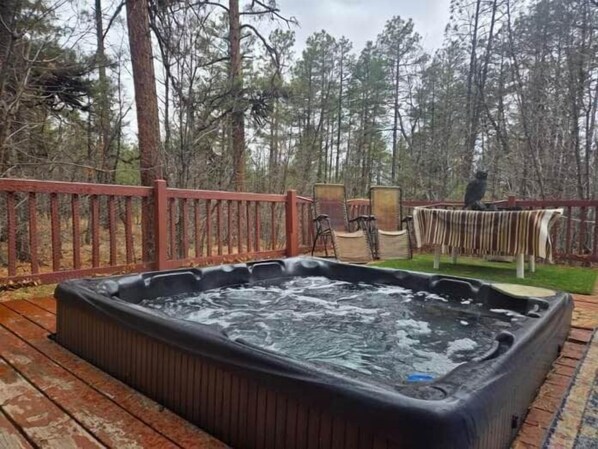 Terrace/patio - Northwoods (#10) Cabin in the Pines (Pinetop-Lakeside)