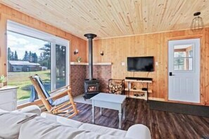 Fernseher, Kamin