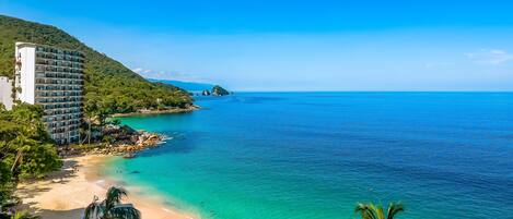 Na praia