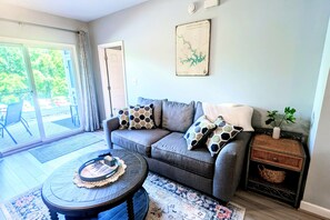 TV, fireplace, DVD player