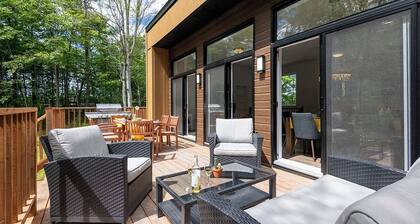 Luxury Chalet Galaxy, 4 beds,4 bath, Hot Spa/Tub, Fire-pit, GameArcade, Billiard