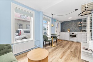 Íbúð - 1 svefnherbergi | Stofa