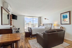 Desk, iron/ironing board, free WiFi, bed sheets