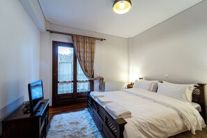 1 makuuhuone, silitysrauta/-lauta, vauvan matkasänky, ilmainen Wi-Fi