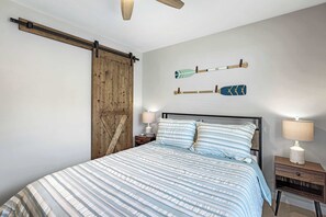 4 bedrooms, iron/ironing board, travel crib, WiFi