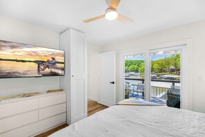 1 bedroom, travel crib, WiFi, bed sheets