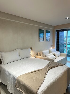 舒适公寓, 阳台, 海景 | 1 多间卧室、免费 WiFi