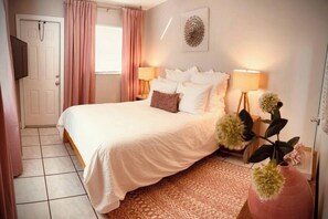 2 bedrooms, iron/ironing board, travel crib, free WiFi