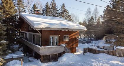 Evora Cozy 2BR Chalet Fireplace & BBQ Val-David