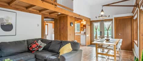 Smart-tv en een open haard