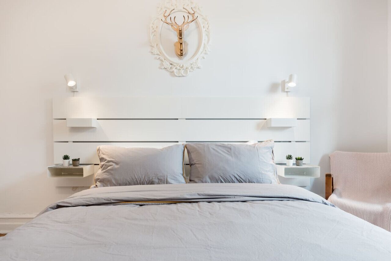 2 chambres, fer et planche à repasser, Wi-Fi gratuit, draps fournis