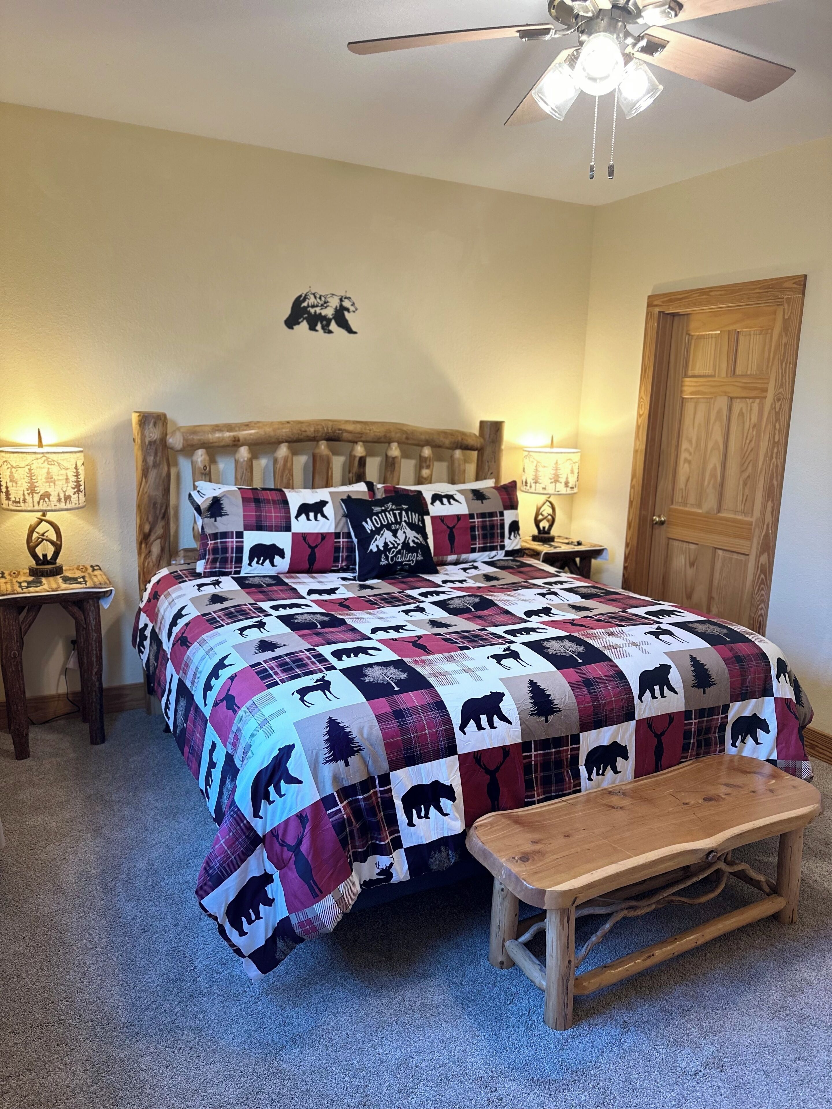 2 habitaciones, tabla de planchar con plancha, wifi y ropa de cama 