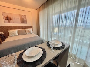 Deluxe Apartment, Balcony, Sea View | 1 bedroom, free WiFi - RN Studio Premium 611 - Frente Mar (Maceió)